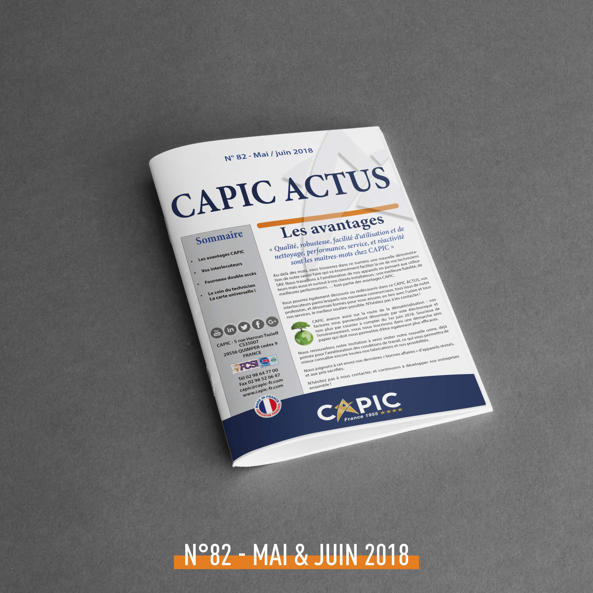 Capic Actus n°82 – Mai / Juin 2018