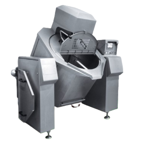Tilting hemispherical kettle